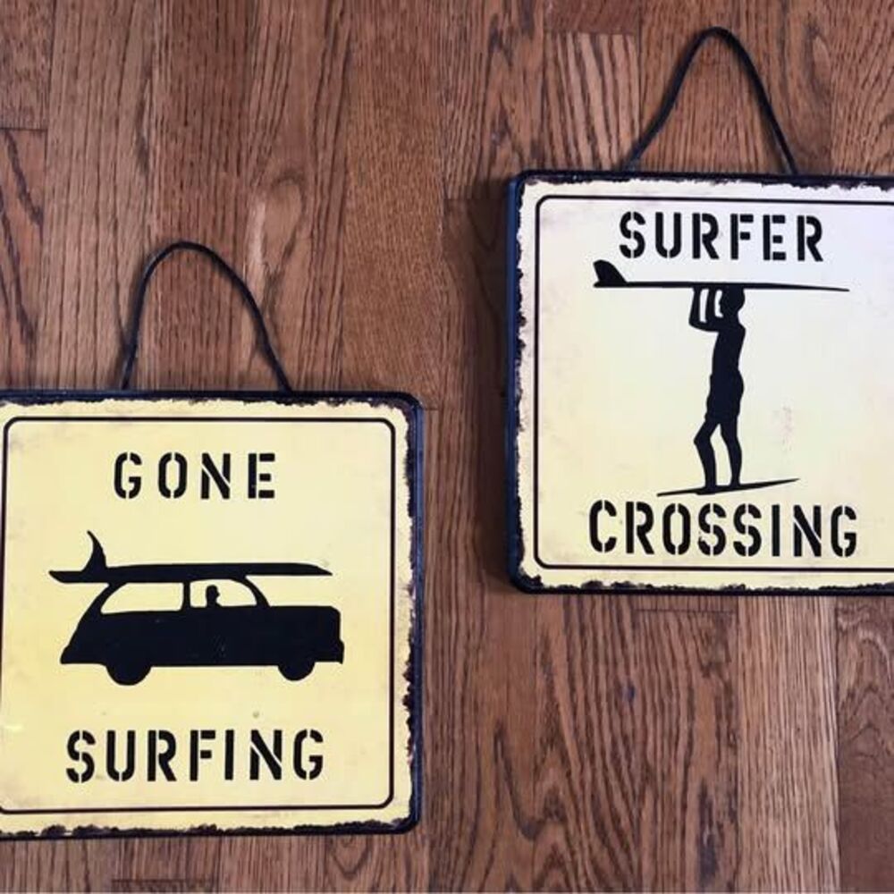 Surfer Wall Hanging Plaques Home Decor- Perfect for any beach lover!